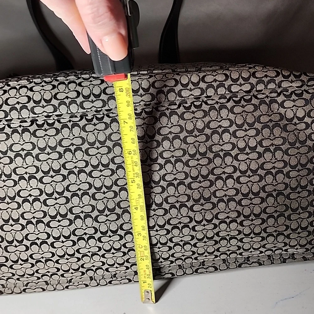Coach Monogram Black Tote - Picture 8 of 12
